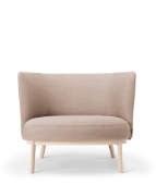 Shift wood low armchair