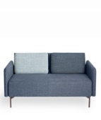 Playback 2-seater sofa w/armrests