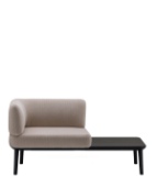 Sou, 1-seat left armrest/table