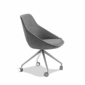 Ezy low chair 4-star w/castors