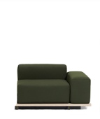 Meet 1-seater/armrest, connected on right-hand side