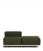 Meet 1-seater/ottoman, center