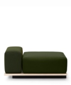 Meet armrest/ottoman