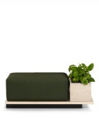 Meet ottoman/plant storage