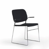 Lite fauteuil, gelamineerd, volledig gestoffeerd