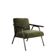 Camden lounge chair with metal legs