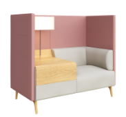 Tryst module console monoplace à dossier haut